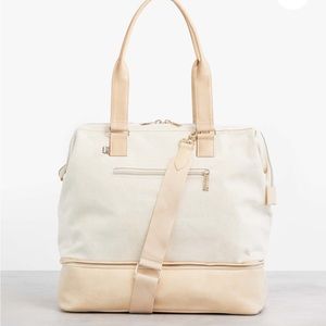 Beis Travel Convertible Mini Weekender Bag - Beige